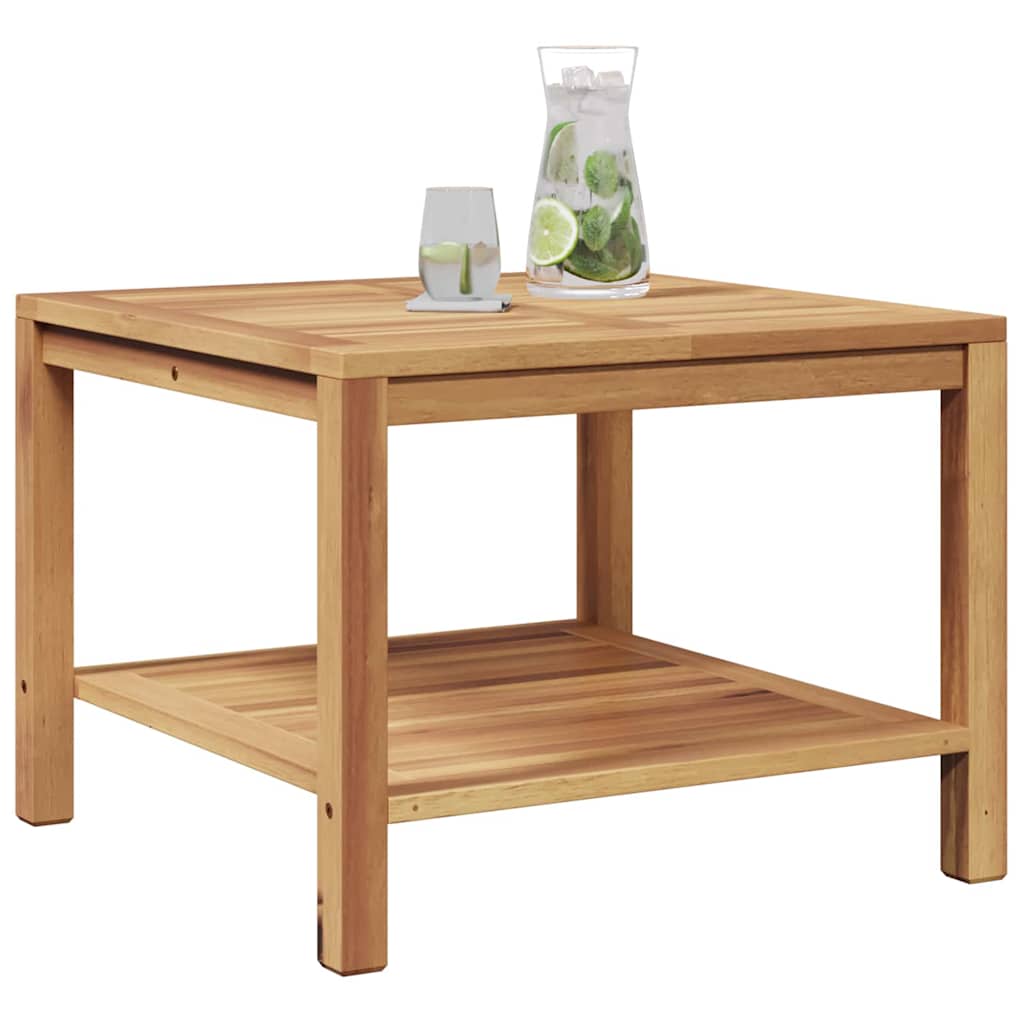 vidaXL Masă de cafea Maro 60 x 60 x 45 cm Lemn masiv de tec vidaXL Masă de cafea Maro 60 x 60 x 45 cm Lemn masiv de tec