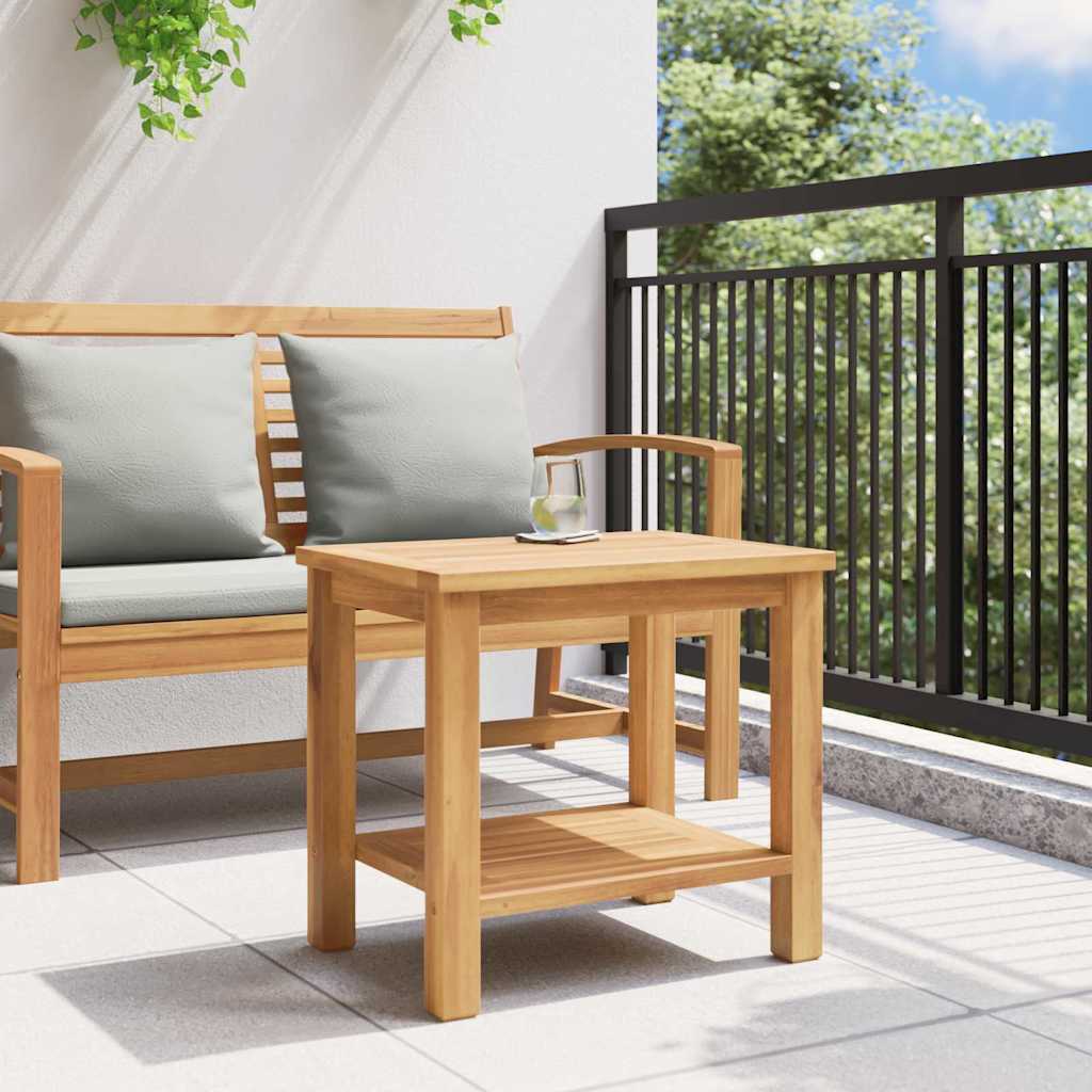 vidaXL Masă de cafea Maro 50 x 35 x 45 cm Lemn masiv de tec