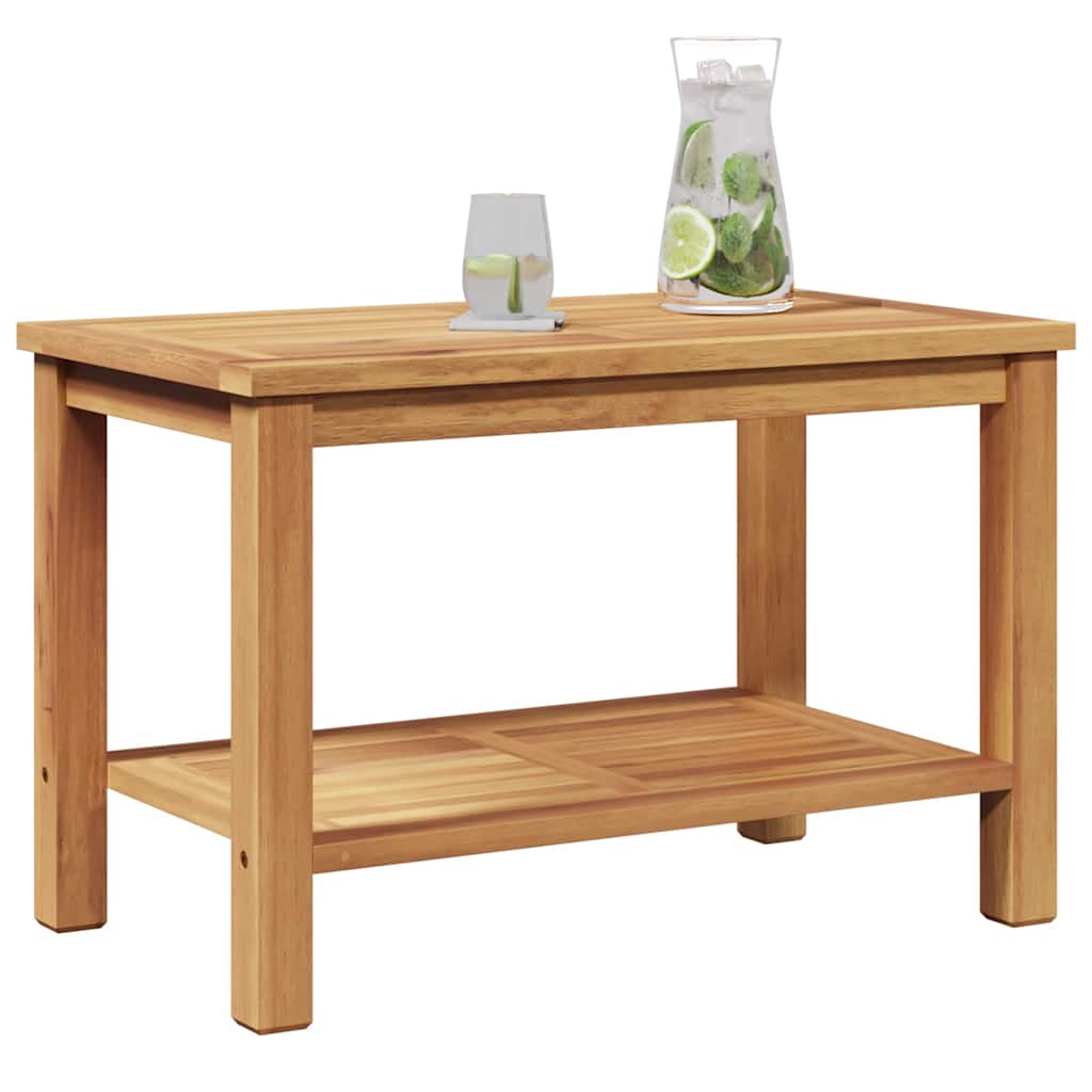 vidaXL Masă de cafea Maro 70 x 40 x 45 cm Lemn masiv de tec vidaXL Masă de cafea Maro 70 x 40 x 45 cm Lemn masiv de tec