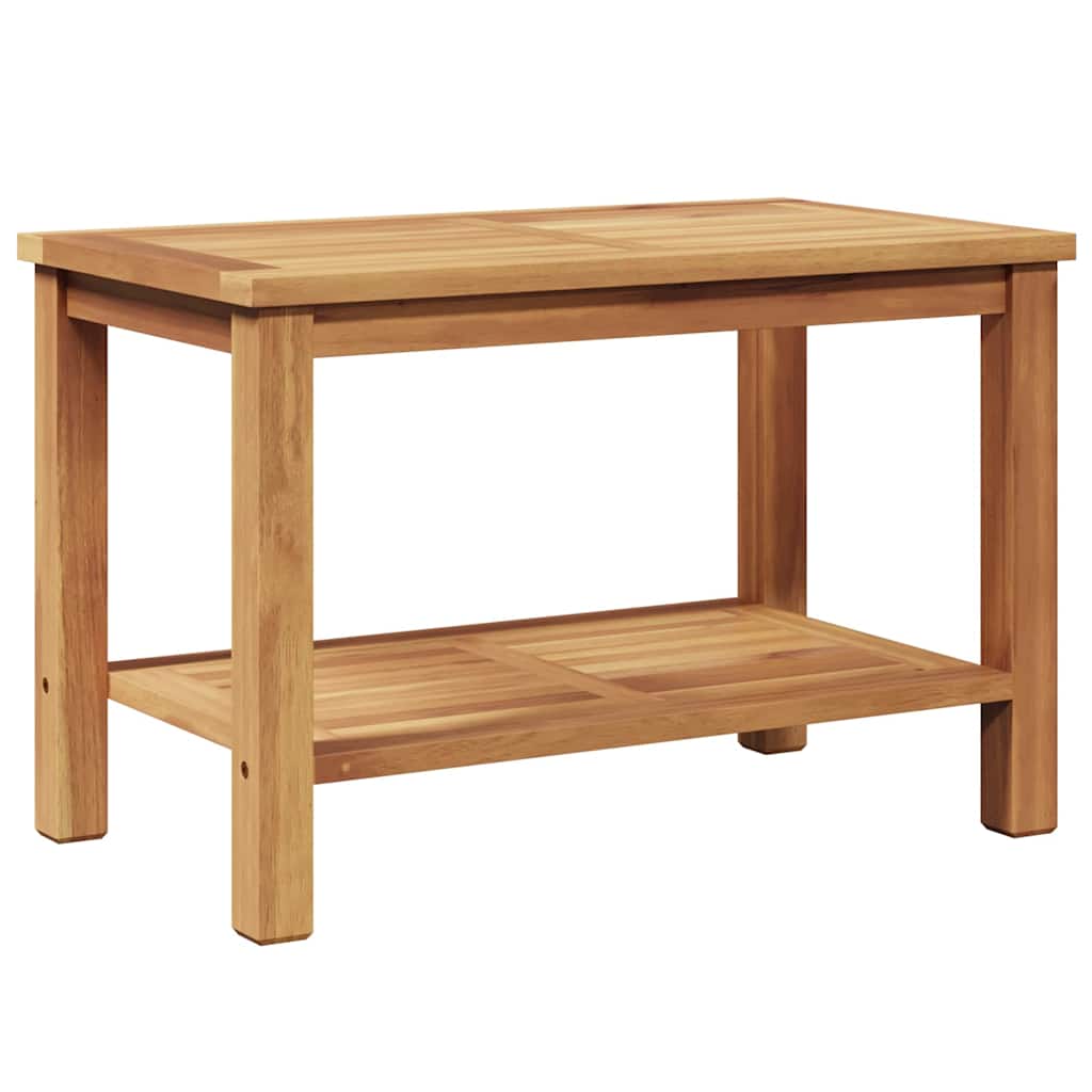 vidaXL Masă de cafea Maro 70 x 40 x 45 cm Lemn masiv de tec vidaXL Masă de cafea Maro 70 x 40 x 45 cm Lemn masiv de tec