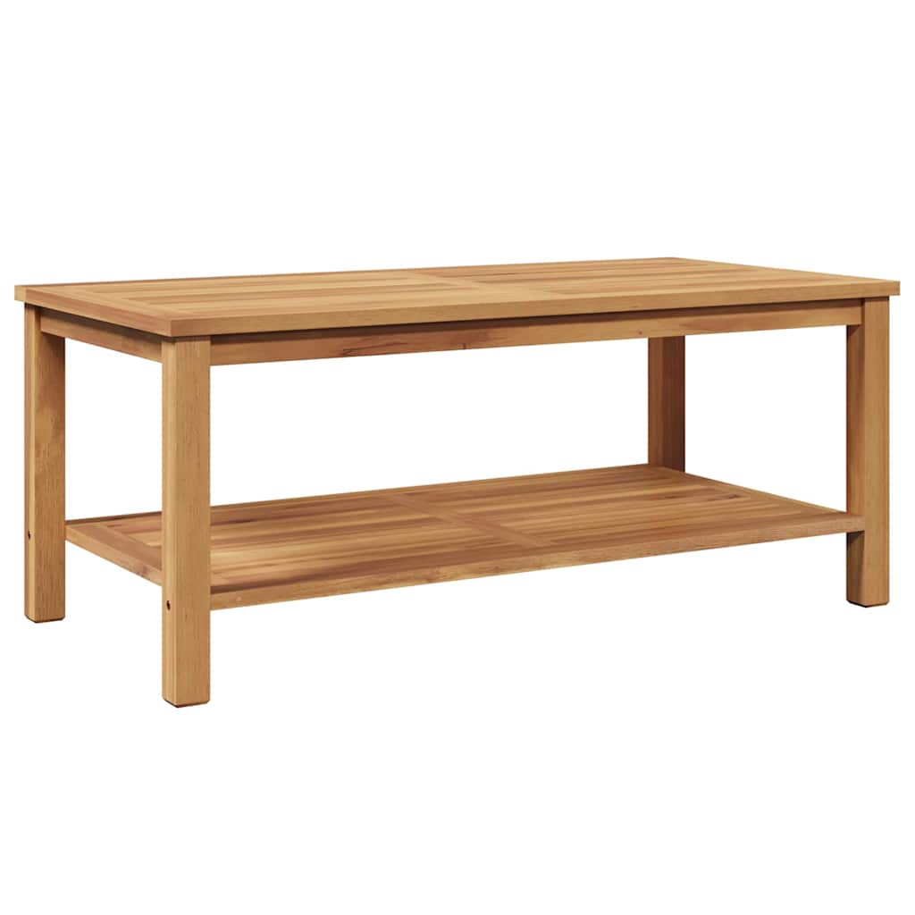 vidaXL Masă de cafea Maro 110 x 55 x 45 cm Lemn masiv de tec vidaXL Masă de cafea Maro 110 x 55 x 45 cm Lemn masiv de tec