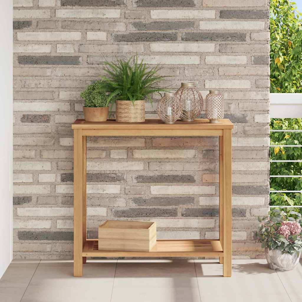 vidaXL Masă de consolă Maro 85 x 35 x 75 cm Lemn masiv de tec vidaXL Masă de consolă Maro 85 x 35 x 75 cm Lemn masiv de tec