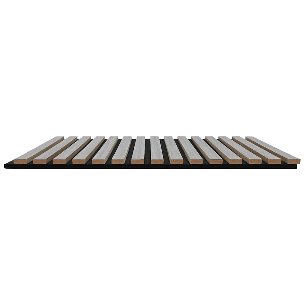 vidaXL Panouri acustice de perete 2 buc șipci 60,5x60 cm furnir stejar vidaXL Panouri acustice de perete 2 buc șipci 60,5x60 cm furnir stejar