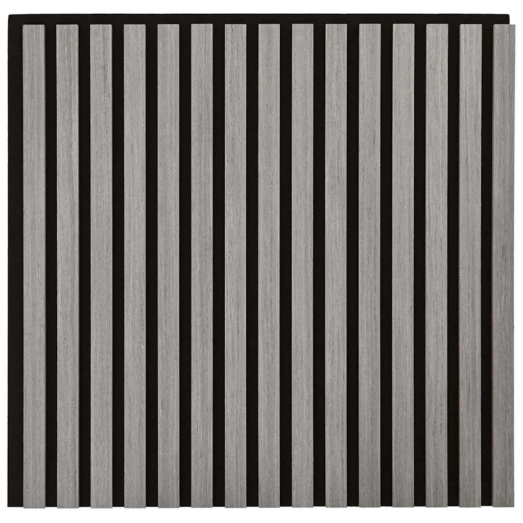 vidaXL Panouri acustice de perete 2 buc șipci 60,5x60 cm furnir stejar vidaXL Panouri acustice de perete 2 buc șipci 60,5x60 cm furnir stejar
