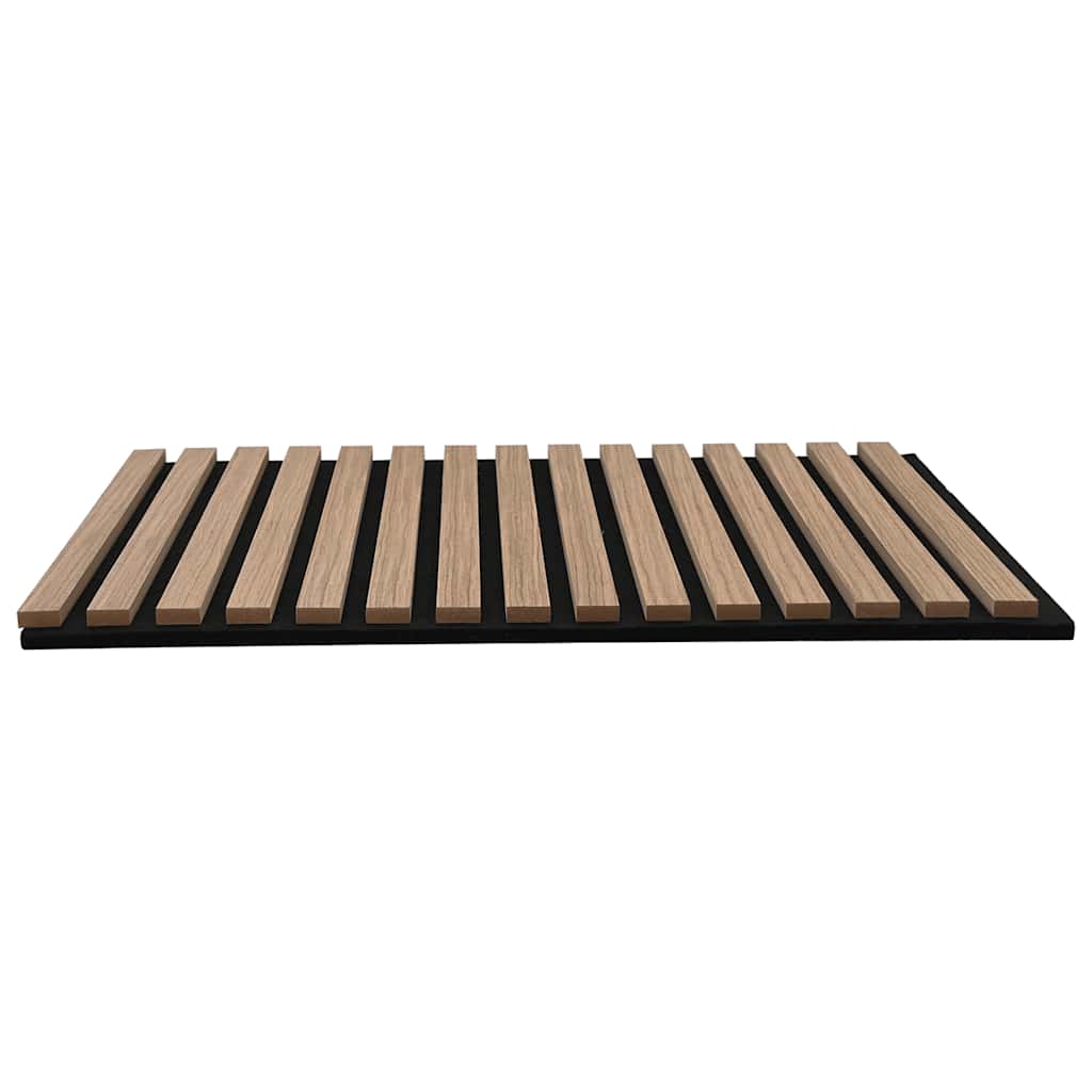 vidaXL Panouri acustice de perete 2 buc șipci 60,5x60 cm furnir stejar vidaXL Panouri acustice de perete 2 buc șipci 60,5x60 cm furnir stejar