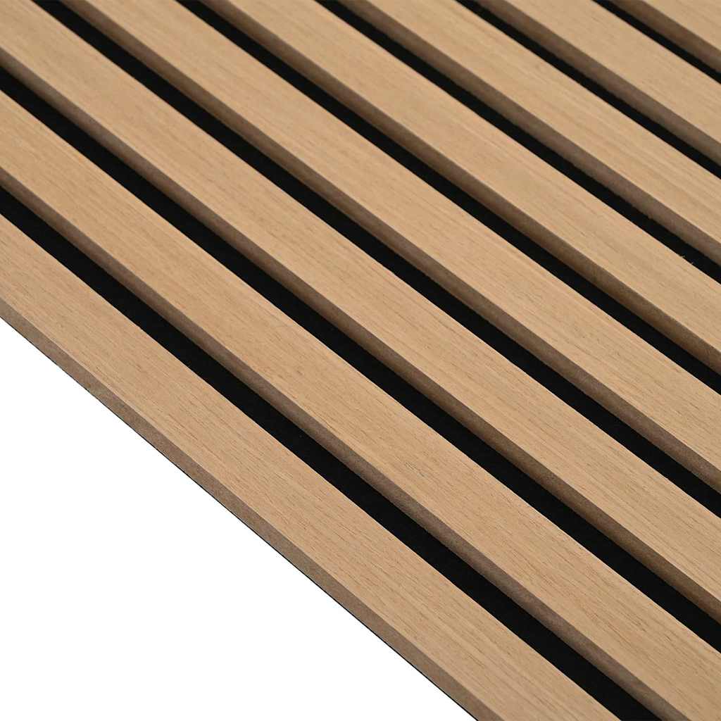 vidaXL Panouri acustice de perete 8 buc șipci 60,5x60 cm furnir stejar vidaXL Panouri acustice de perete 8 buc șipci 60,5x60 cm furnir stejar