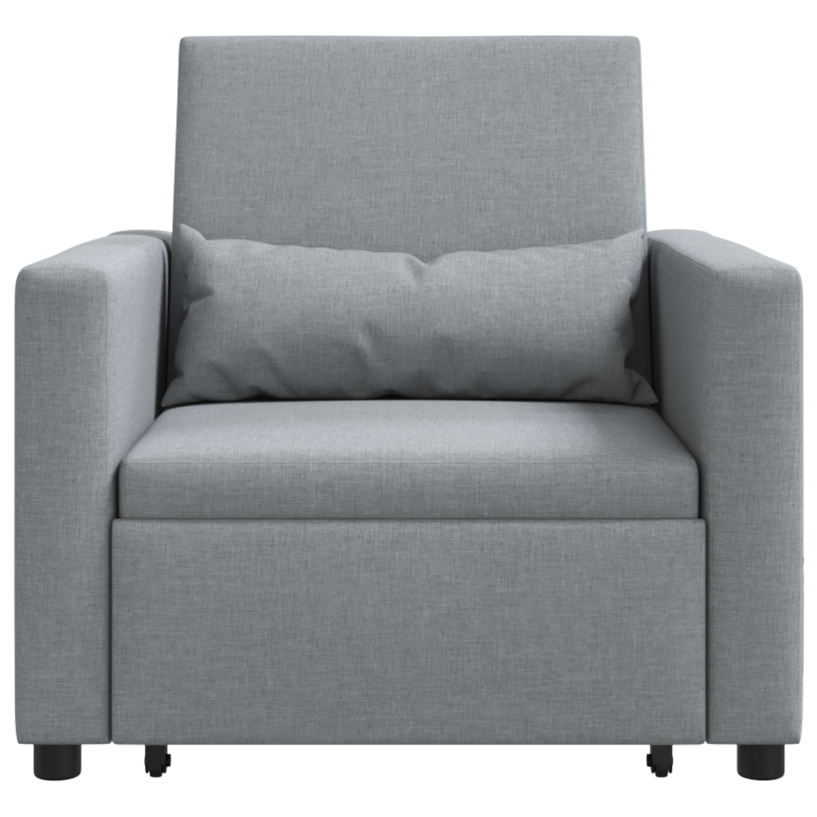 vidaXL Sofa Pat Unilaterala Gri deschis 90 x 165 x 87 cm țesătură