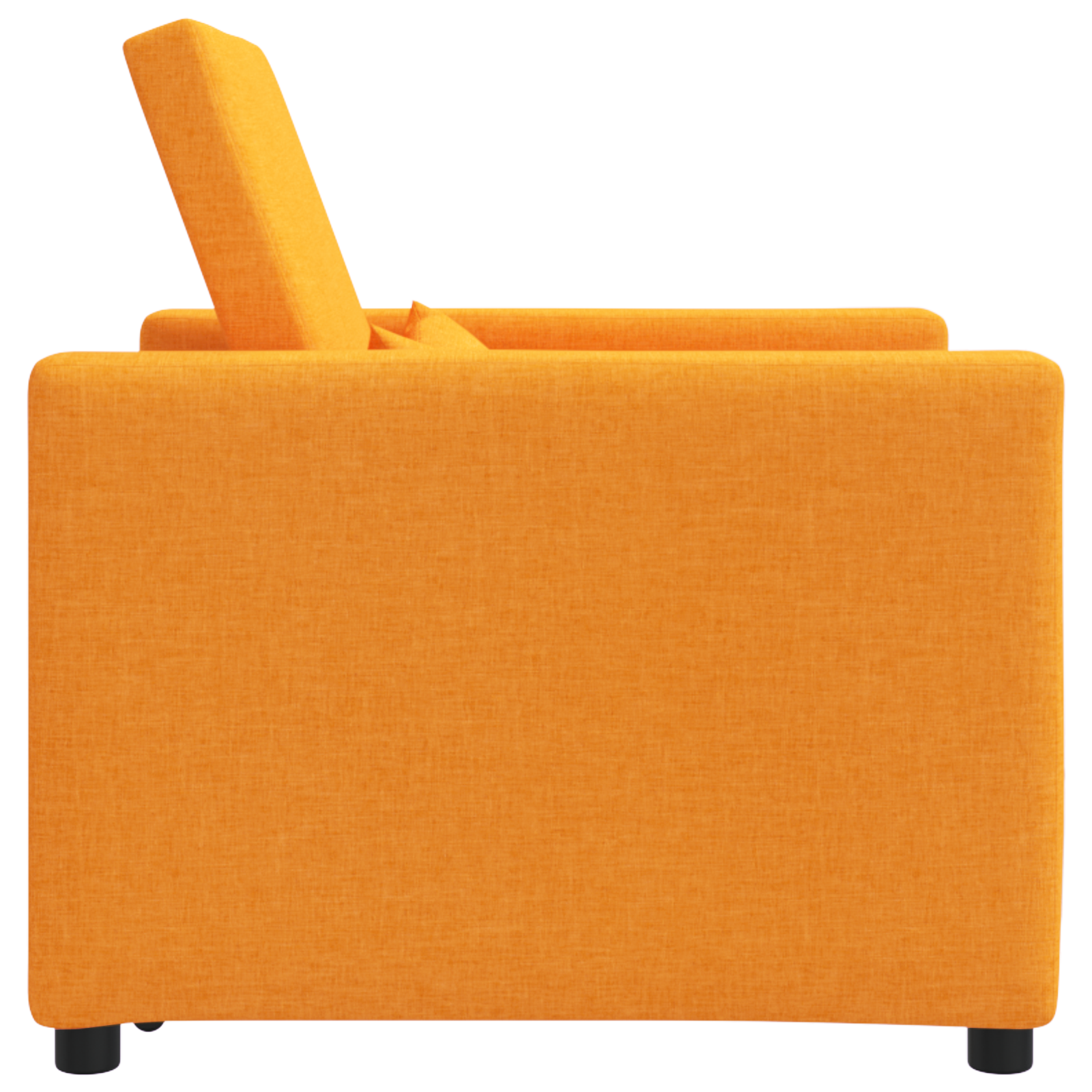 vidaXL Sofa Pat Unilaterala Galben închis 90 x 165 x 87 cm țesătură