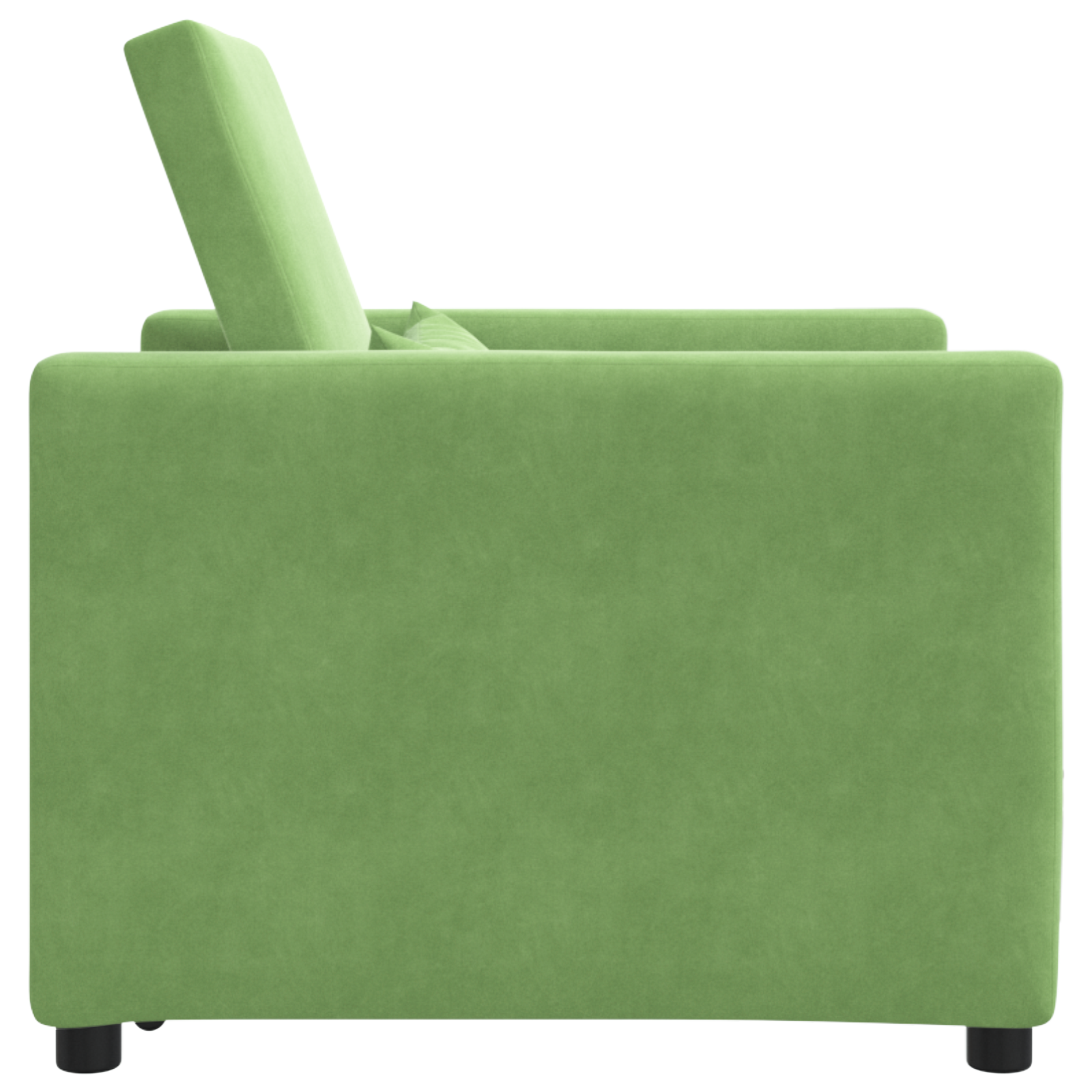 vidaXL Fotoliu Convertibil 3 în 1 Verde Deschis Catifea