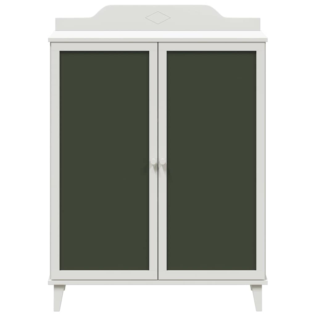 vidaXL Dulap cu tablă de scris Alb 80 x 40 x 110 cm Lemn compozit