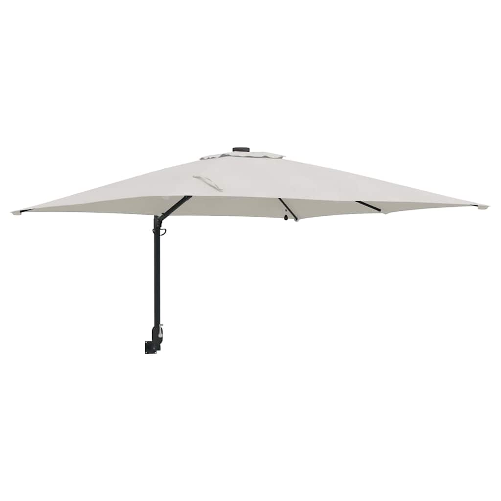 vidaXL Parasol de Grădină Nisipiu 248,5 x 247,5 x 160 cm