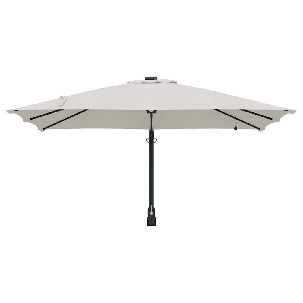 vidaXL Parasol de Grădină Nisipiu 248,5 x 247,5 x 160 cm