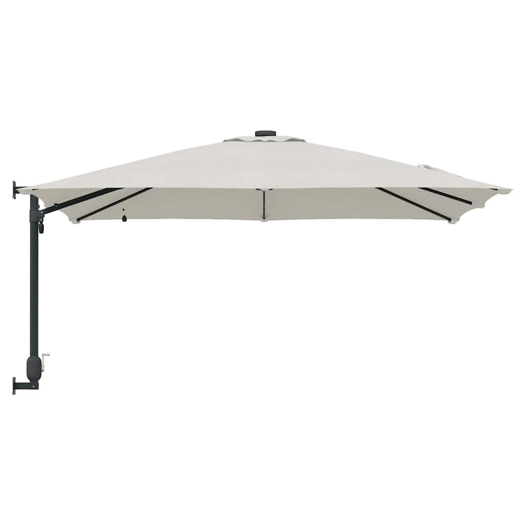 vidaXL Parasol de Grădină Nisipiu 248,5 x 247,5 x 160 cm
