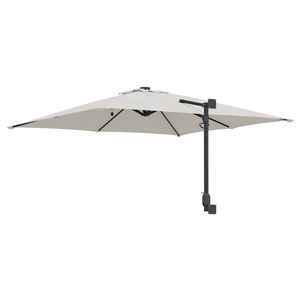 vidaXL Parasol de Grădină Nisipiu 248,5 x 247,5 x 160 cm