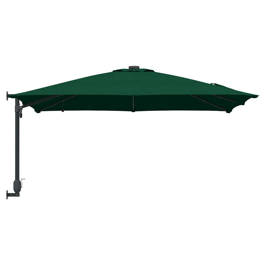 vidaXL Parasol de Grădină Verde 248,5 x 247,5 x 160 cm