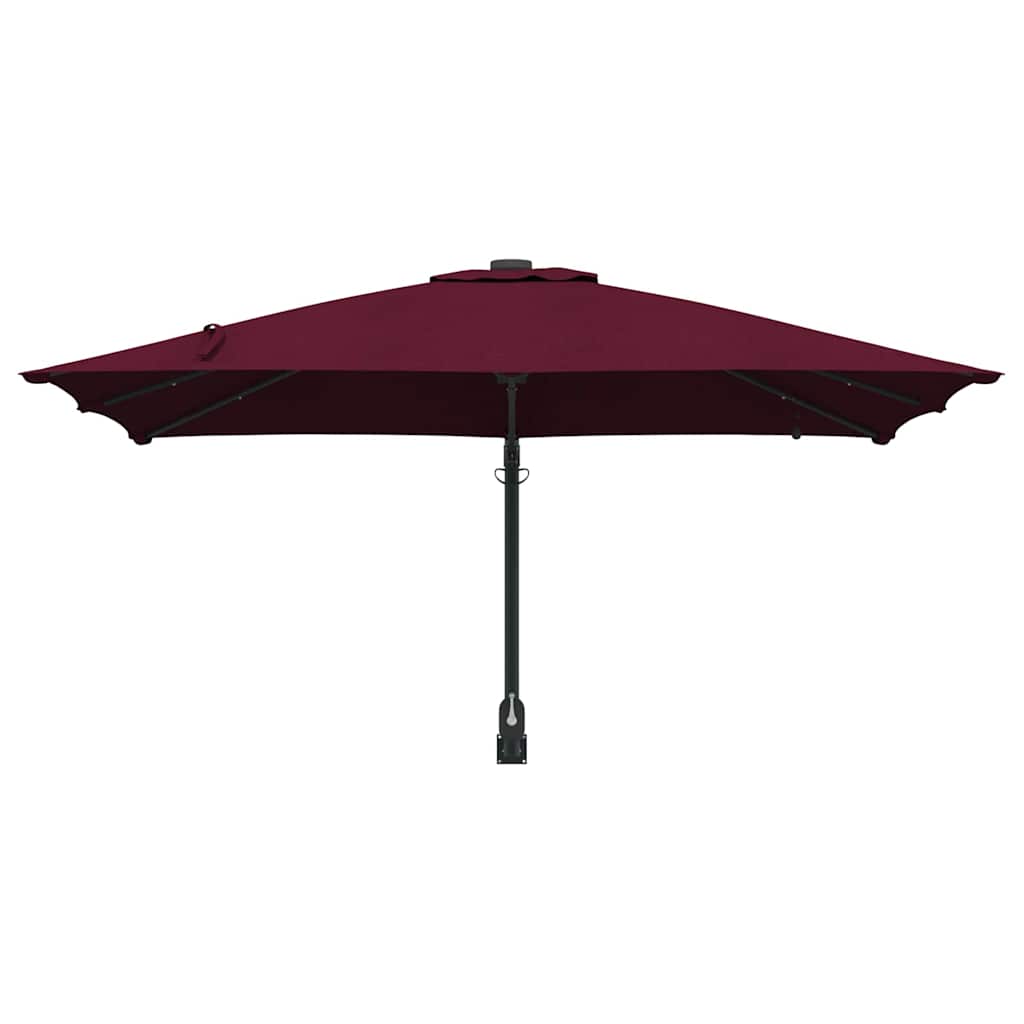 vidaXL Parasol de Grădină Roșu Bordeaux 248,5 x 247,5 x 160 cm
