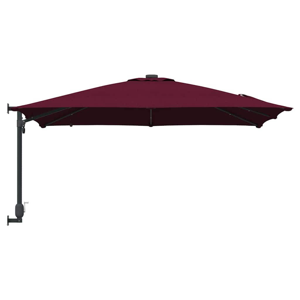 vidaXL Parasol de Grădină Roșu Bordeaux 248,5 x 247,5 x 160 cm