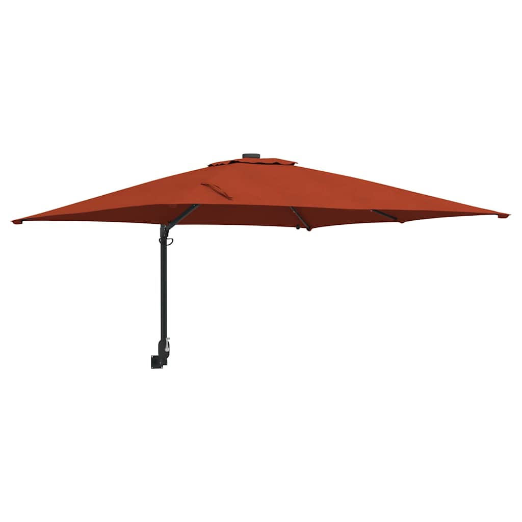 vidaXL Parasol de Grădină Terracota 248,5 x 247,5 x 160 cm