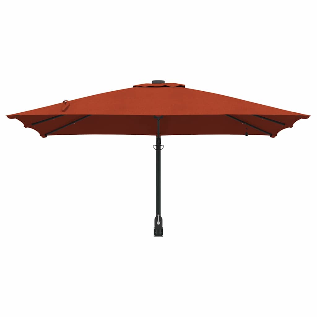 vidaXL Parasol de Grădină Terracota 248,5 x 247,5 x 160 cm