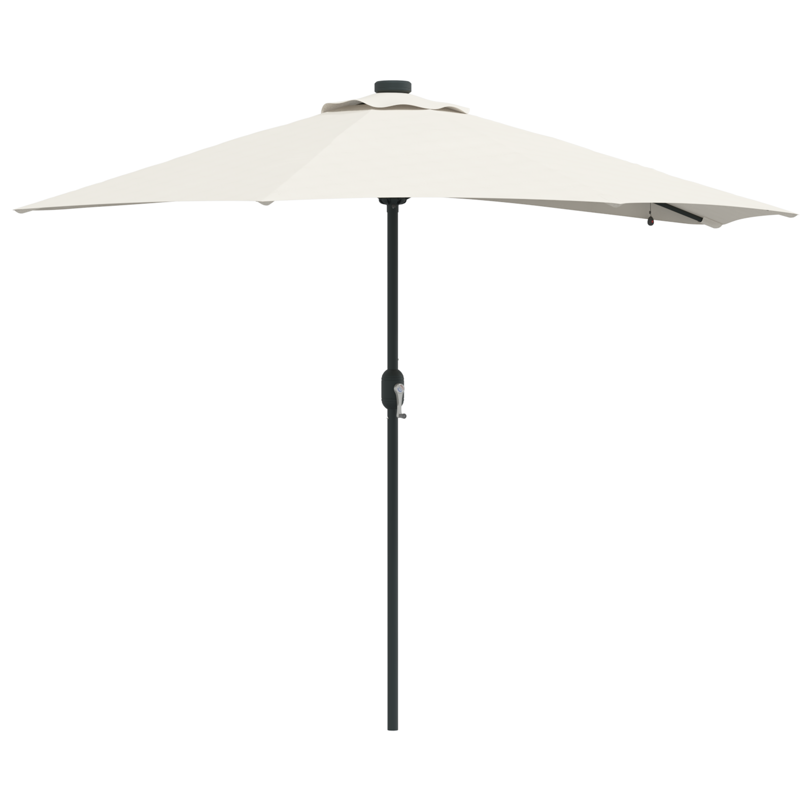 vidaXL Parasol de Grădină Nisipiu 294 x 150 x 223 cm țesătură
