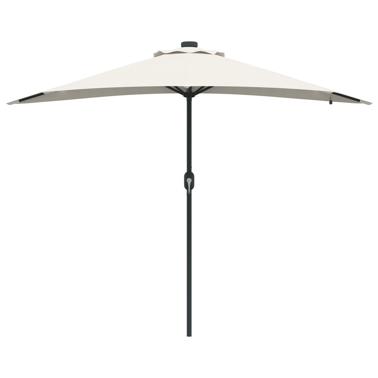 vidaXL Parasol de Grădină Nisipiu 294 x 150 x 223 cm țesătură