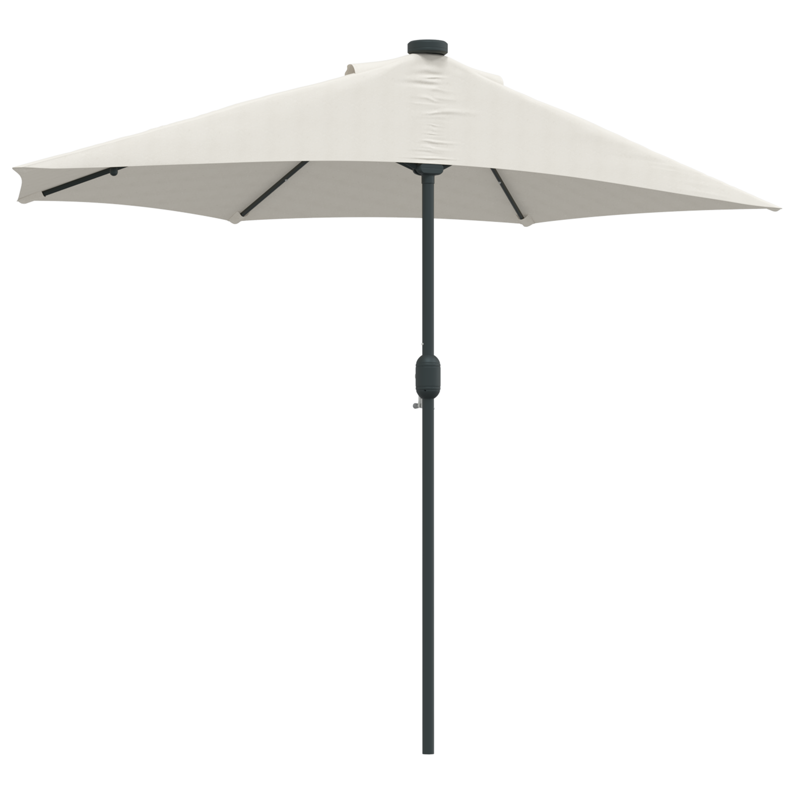 vidaXL Parasol de Grădină Nisipiu 294 x 150 x 223 cm țesătură
