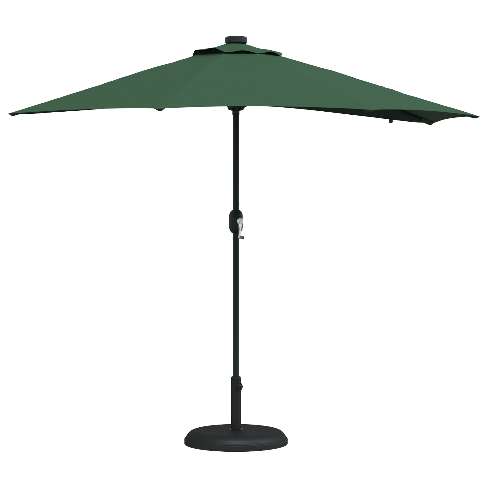 vidaXL Parasol de Grădină Verde 294 x 150 x 223 cm țesătură
