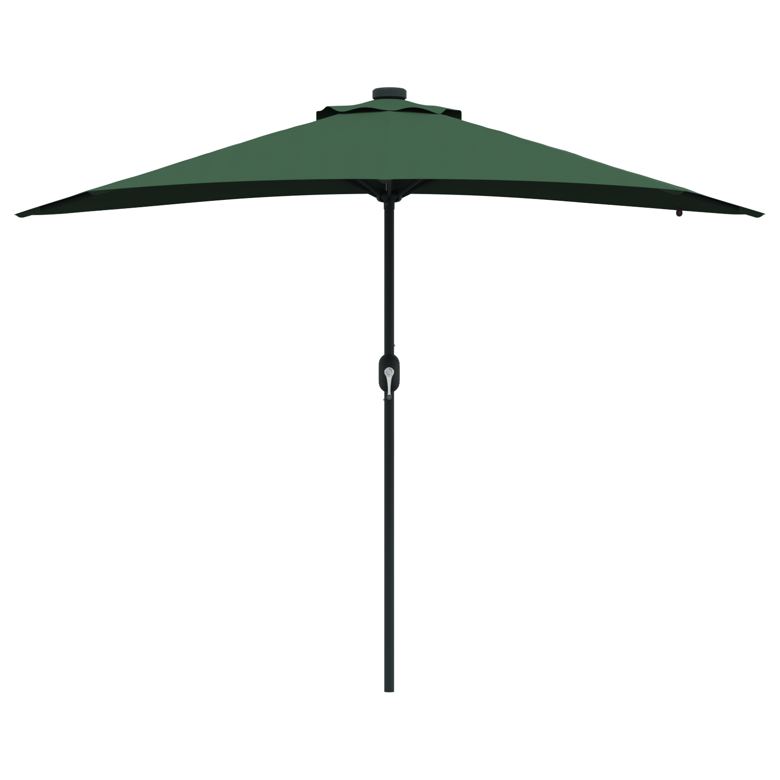 vidaXL Parasol de Grădină Verde 294 x 150 x 223 cm țesătură