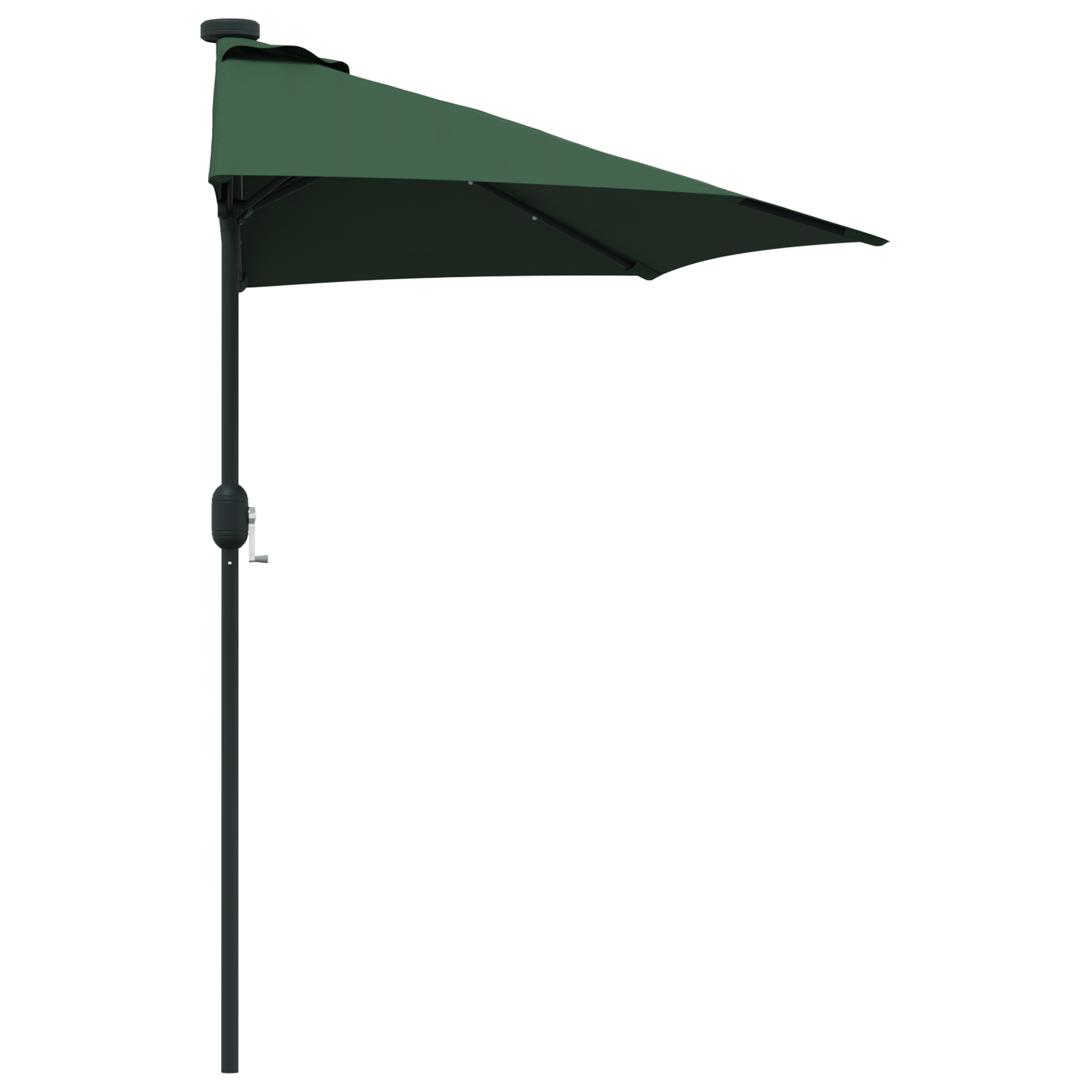 vidaXL Parasol de Grădină Verde 294 x 150 x 223 cm țesătură