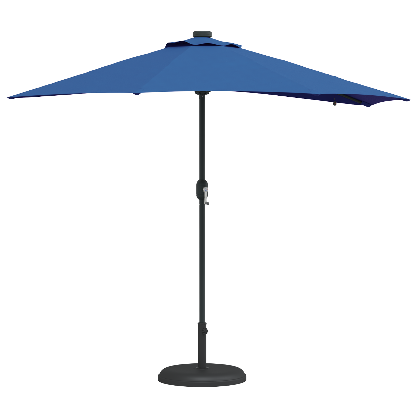 vidaXL Parasol de Grădină albastru 294 x 150 x 223 cm țesătură