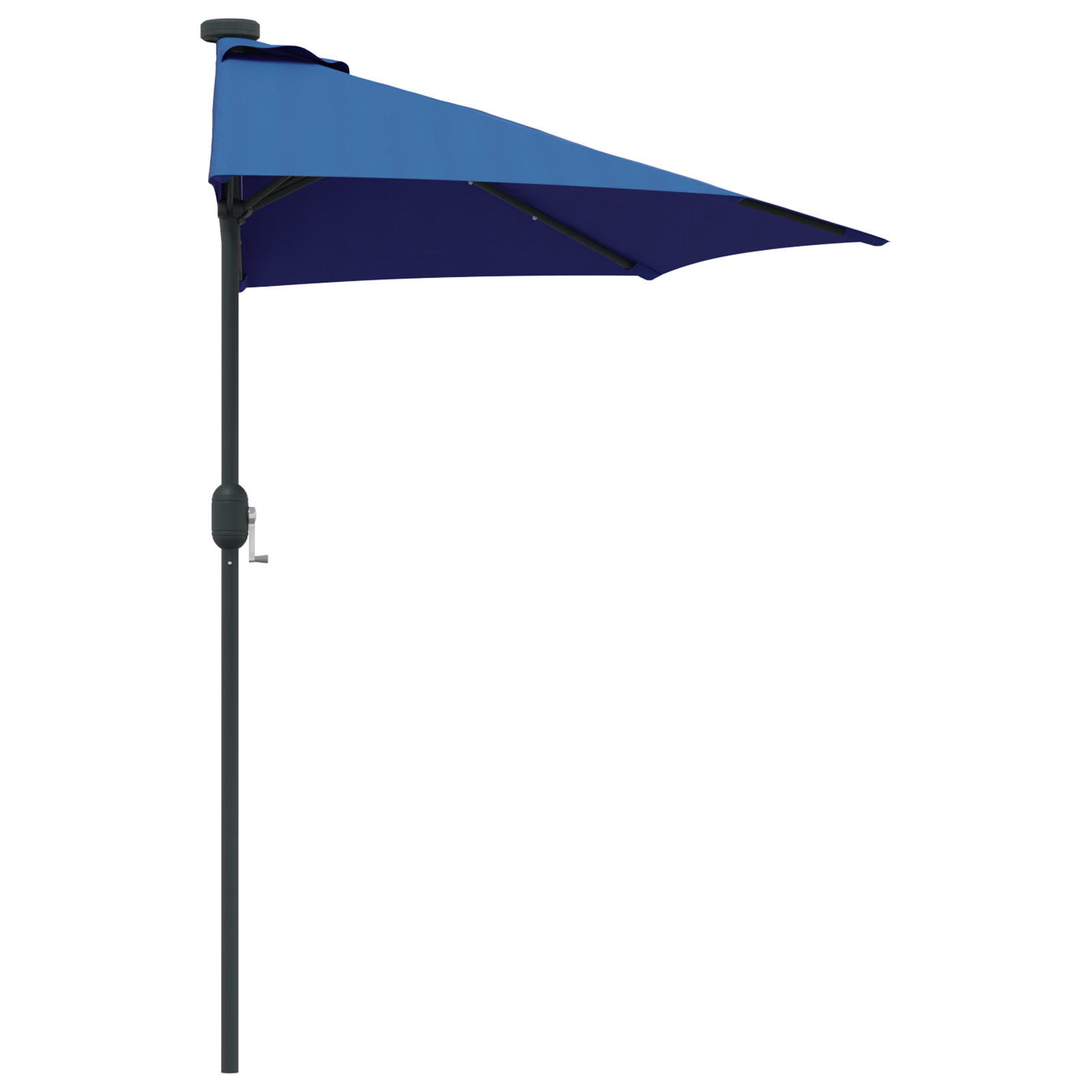 vidaXL Parasol de Grădină albastru 294 x 150 x 223 cm țesătură