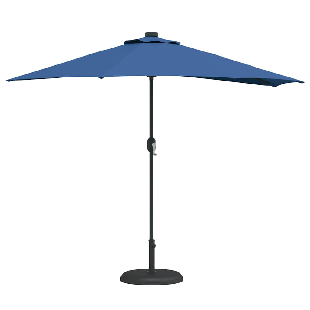 vidaXL Parasol de Grădină Albastru azur 294 x 150 x 224 cm
