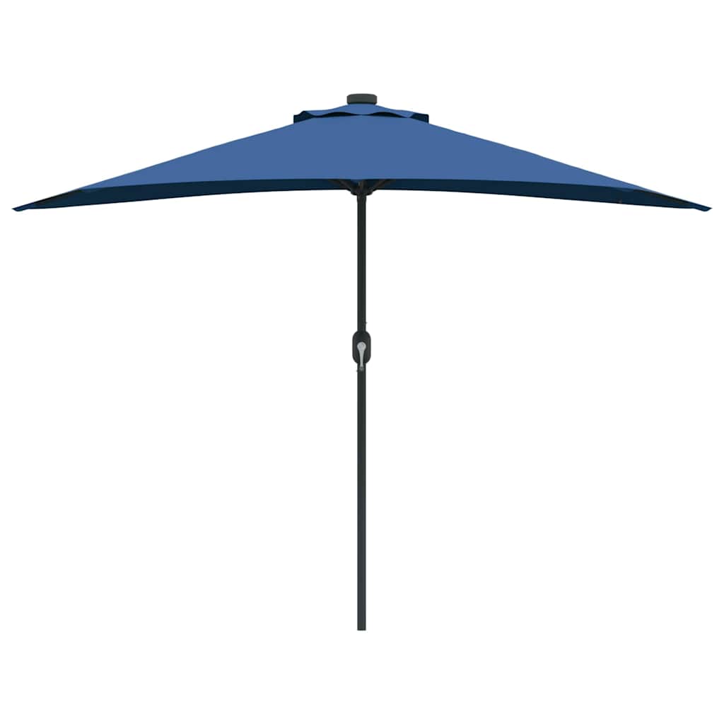 vidaXL Parasol de Grădină Albastru azur 294 x 150 x 224 cm