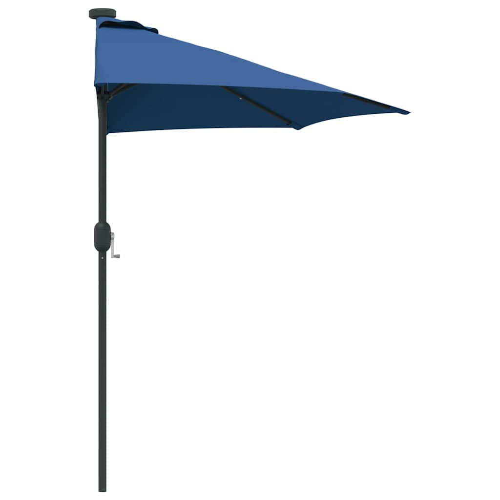 vidaXL Parasol de Grădină Albastru azur 294 x 150 x 224 cm