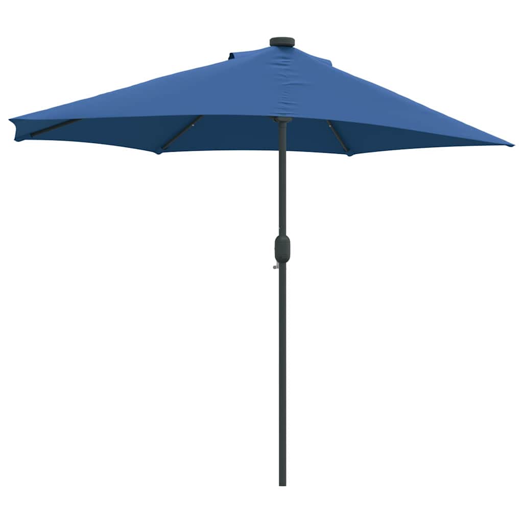 vidaXL Parasol de Grădină Albastru azur 294 x 150 x 224 cm