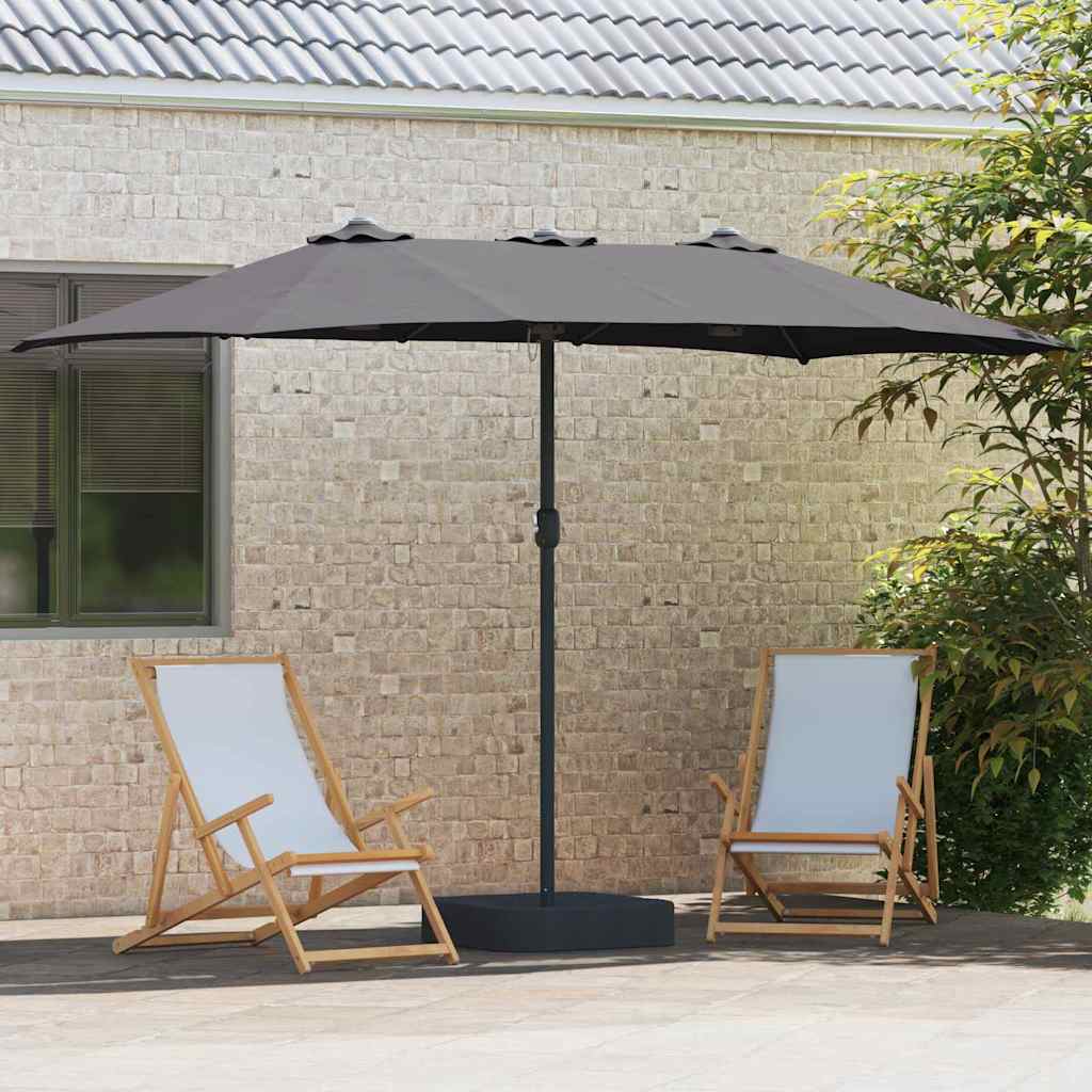 vidaXL Parasol de Grădină Antracit 385 x 209 x 244 cm