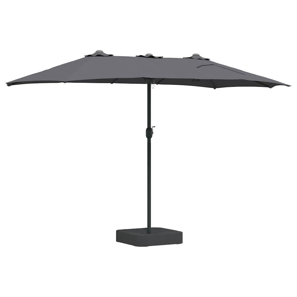 vidaXL Parasol de Grădină Antracit 385 x 209 x 244 cm