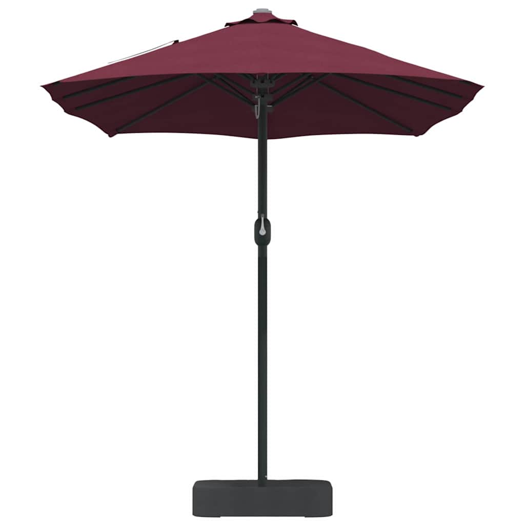 vidaXL Parasol de Grădină Roșu Bordeaux 385 x 209 x 244 cm