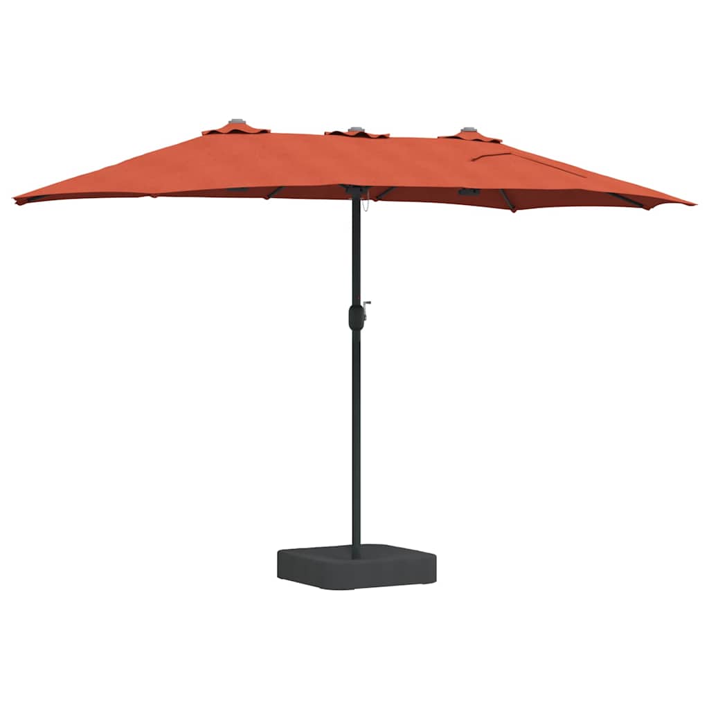 vidaXL Parasol de Grădină Terracota 385 x 209 x 244 cm