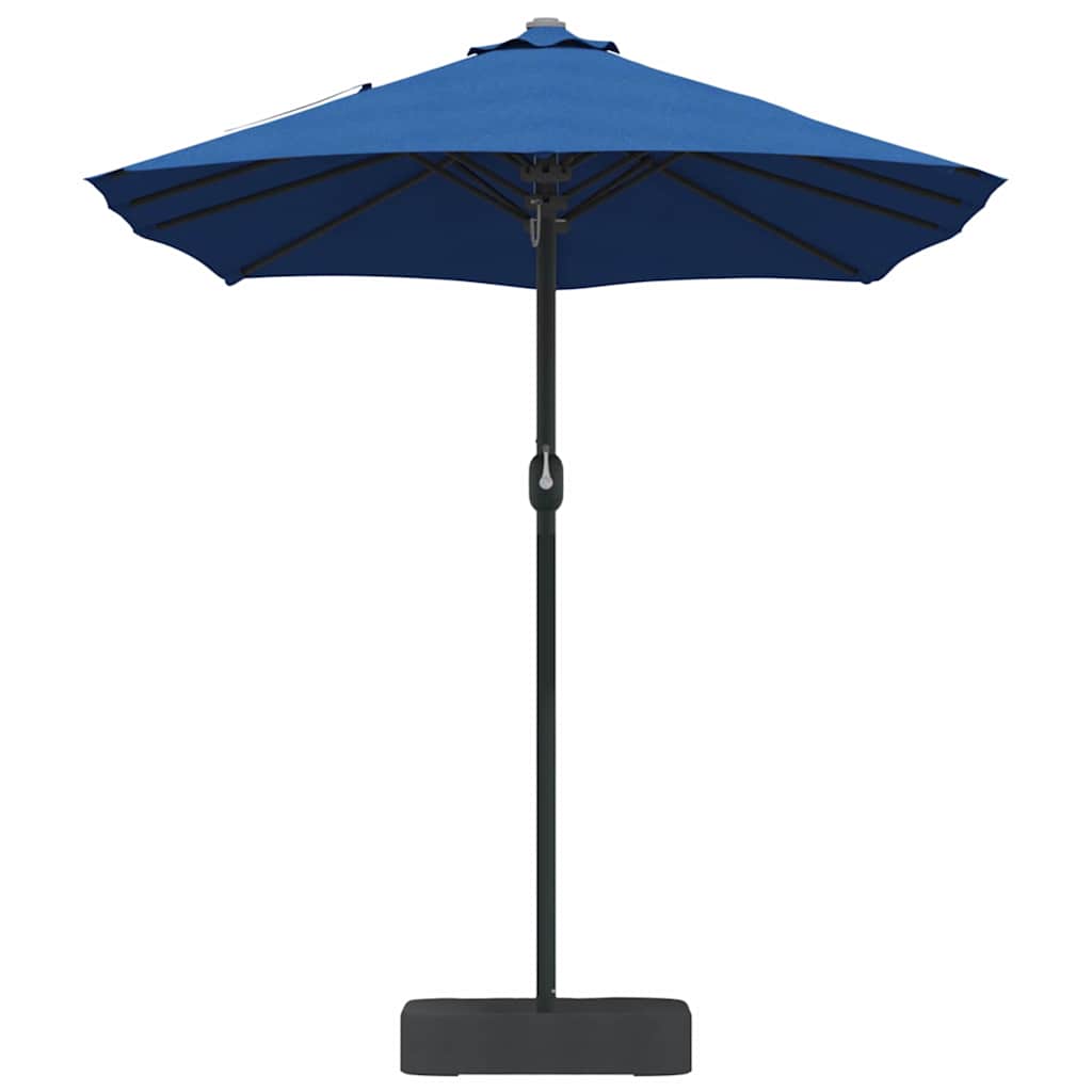 vidaXL Parasol de Grădină Albastru azur 385 x 209 x 244 cm