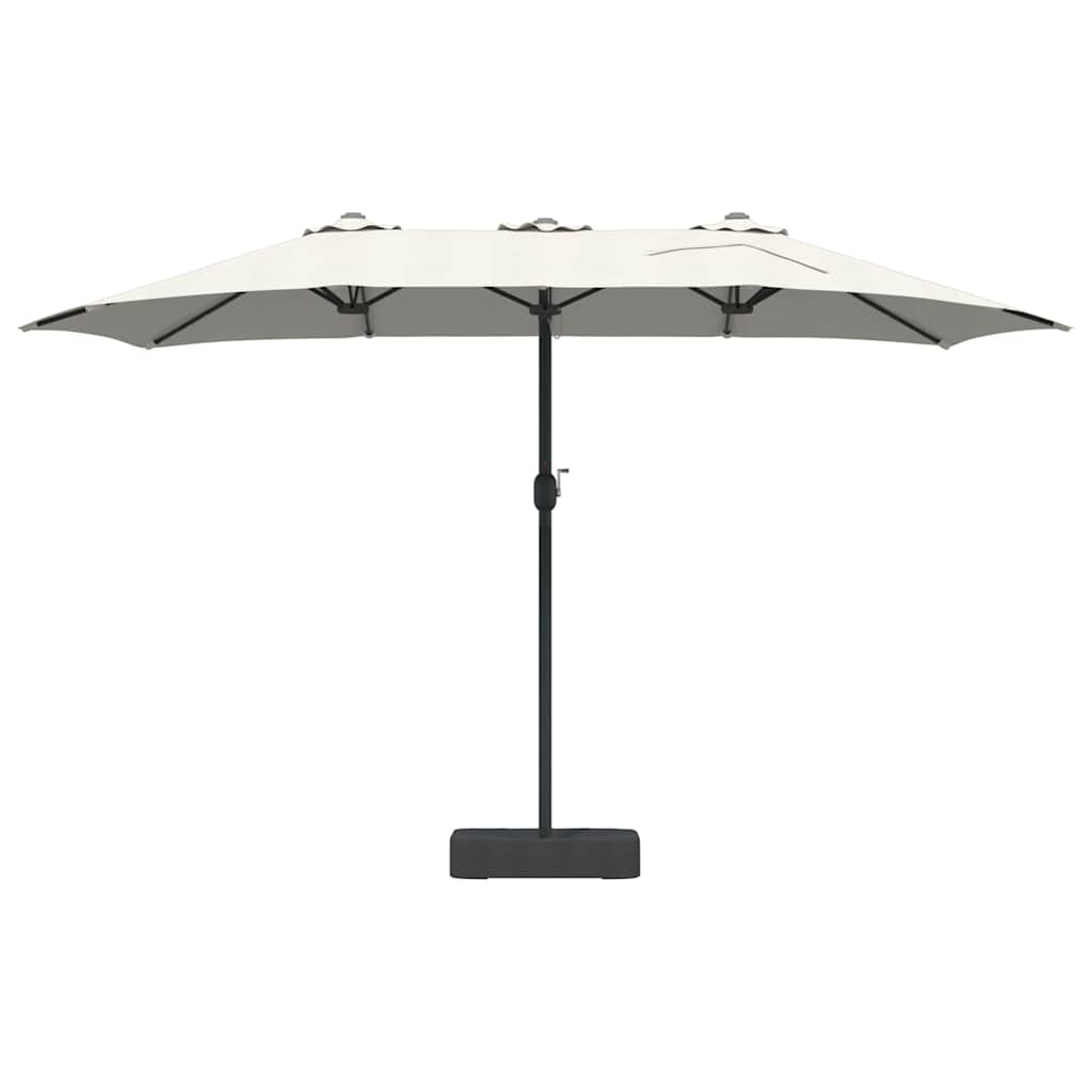 vidaXL Parasol de Grădină Nisip și Antracit 385 x 209 x 244 cm