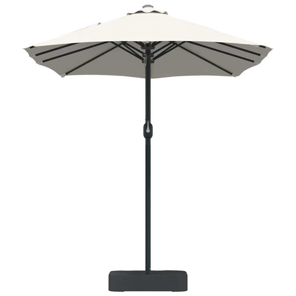 vidaXL Parasol de Grădină Nisip și Antracit 385 x 209 x 244 cm