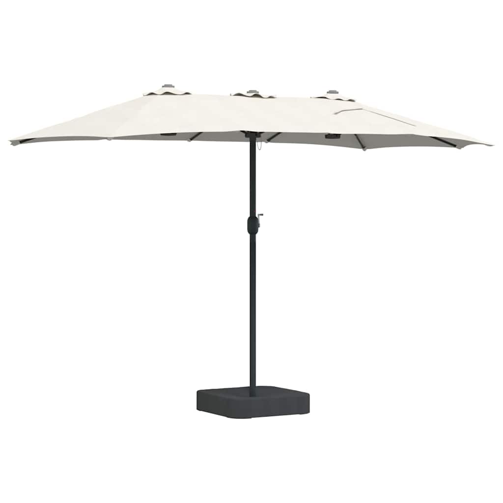 vidaXL Parasol de Grădină Nisip și Antracit 385 x 209 x 244 cm