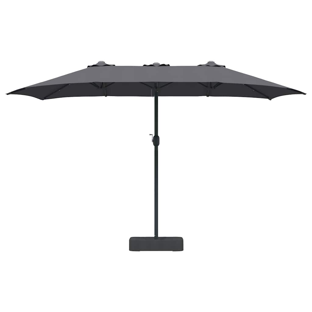 vidaXL Parasol de Grădină Antracit 385 x 209 x 244 cm Poliester