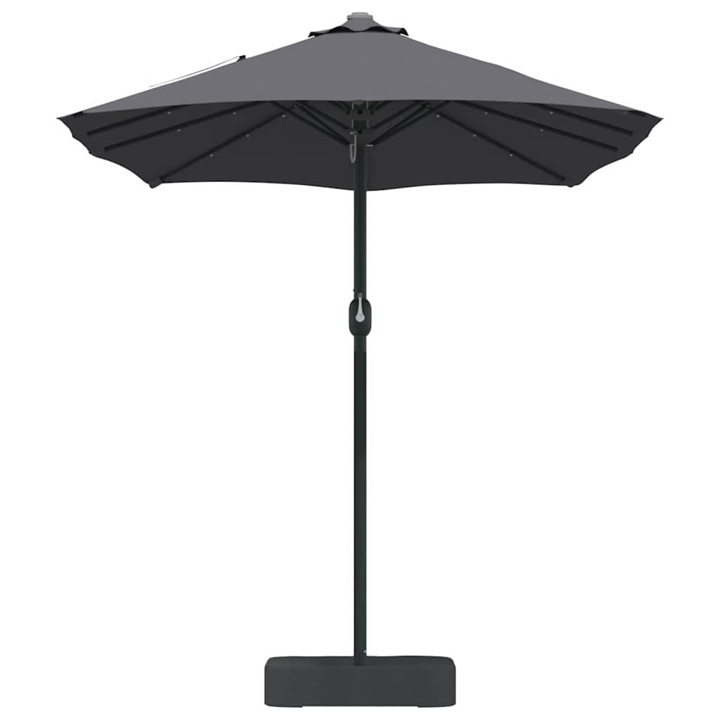 vidaXL Parasol de Grădină Antracit 385 x 209 x 244 cm Poliester