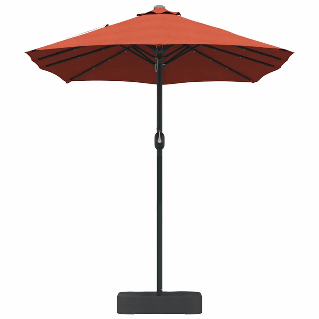 vidaXL Parasol de Grădină Terracota 385 x 209 x 244 cm Poliester