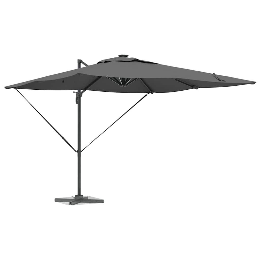 vidaXL Umbrelă de soare Antracit 284 x 286 x 270 cm