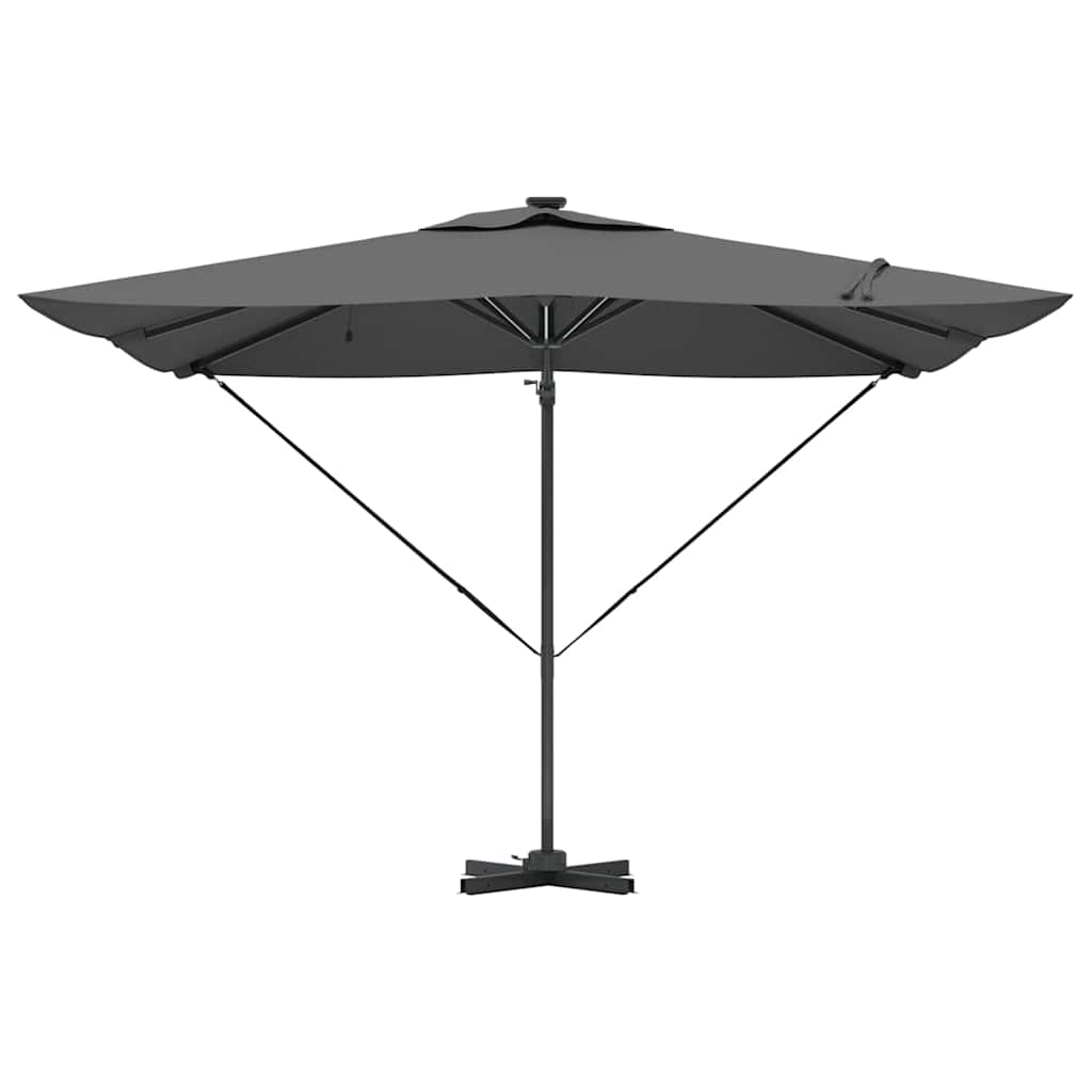 vidaXL Umbrelă de soare Antracit 284 x 286 x 270 cm