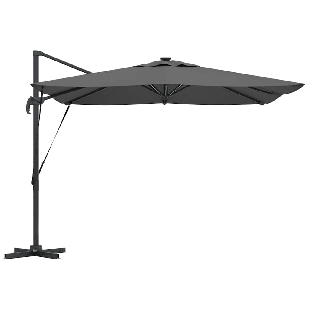 vidaXL Umbrelă de soare Antracit 284 x 286 x 270 cm