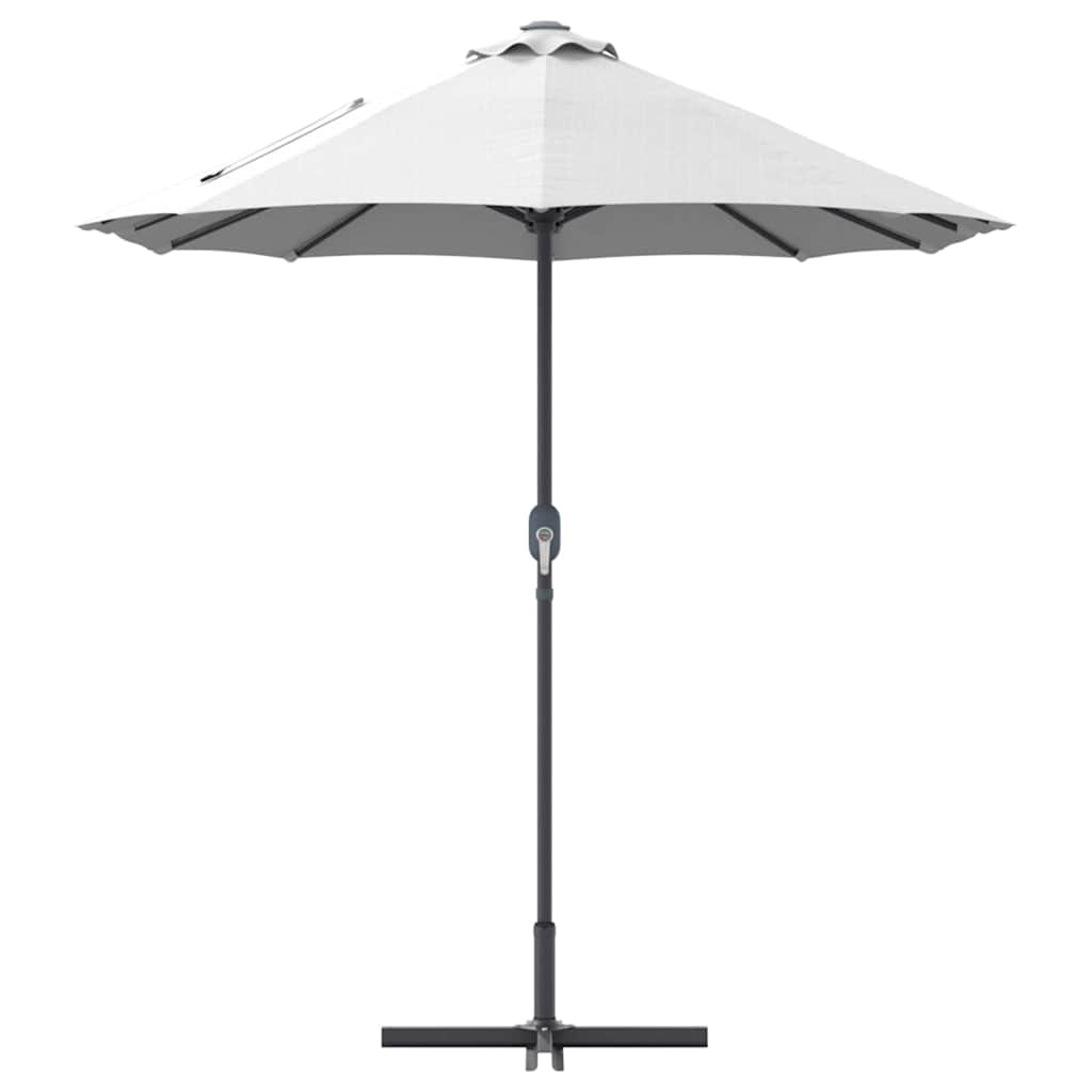 vidaXL Parasol de Grădină Nisipiu 370 x 197 x 239 cm